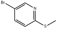 5-BROMO-2-METHYLSULFANYL-PYRIDINE Struktur