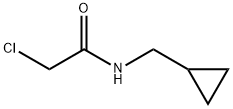2-クロロ-N-シクロプロピルメチルアセトアミド 化学構造式