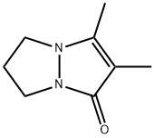 1H,5H-Pyrazolo[1,2-a]pyrazol-1-one,  6,7-dihydro-2,3-dimethyl- 结构式