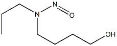 N-NITROSO-N-PROPYL-(4-HYDROXYBUTYL)AMINE Structure