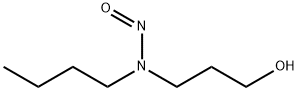 butyl(3-hydroxypropyl)nitrosamine 结构式