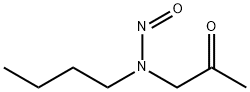 1-(ブチルニトロソアミノ)-2-プロパノン 化学構造式
