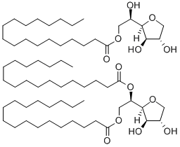 Sorbitan, octadecanoate (2:3) Struktur