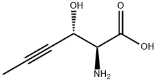 (2S,3S)-2-Amino-3-hydroxy-4-hexynoic acid Struktur