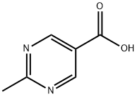 2-メチルピリミジン-5-カルボン酸 化学構造式