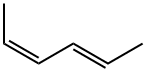 cis,trans-2,4-Hexadiene Struktur