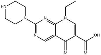 吡哌酸 结构式