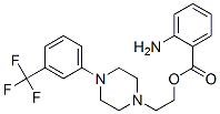 4-[3-(trifluoromethyl)phenyl]piperazine-1-ethyl 2-aminobenzoate 结构式