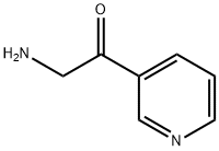 3-(2-氨基乙酰基)吡啶 结构式