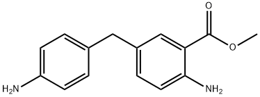 methyl 5-[(4-aminophenyl)methyl]anthranilate Structure