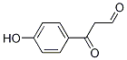 3-(4-hydroxyphenyl)-3-oxopropanal Struktur