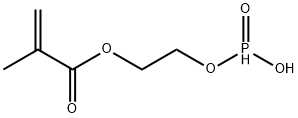 2-[(hydroxyphosphinyl)oxy]ethyl methacrylate Struktur