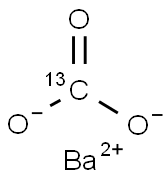 碳酸钡-13C 结构式