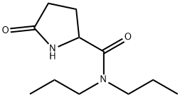 5-oxo-N,N-dipropylpyrrolidine-2-carboxamide Struktur