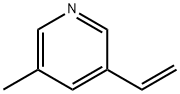 3-甲基-5-乙烯吡啶, 51961-51-4, 结构式