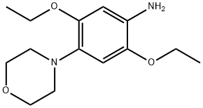 2,5-ジエトキシ-4-(4-モルホリニル)アニリン 化学構造式