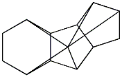 dodecahydro-4,7-methano-2,3,8-methenocyclopent[a]indene Struktur