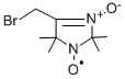 4-溴甲基-2,2,5,5-四甲基-3-咪唑啉-3-氧化物-1-氧, 51973-27-4, 结构式