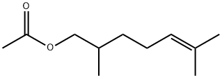 2,6-dimethylhept-5-enyl acetate Structure