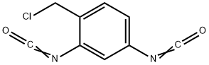 1-クロロメチル-2,4-ジイソシアナトベンゼン 化学構造式