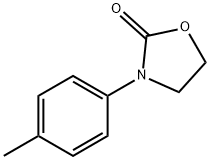 3-(p-トリル)-2-オキサゾリジノン 化学構造式