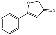 5-苯基呋喃-3(2H)-酮	, 5198-63-0, 结构式