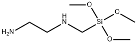 1,2-Ethanediamine,N-[(trimethoxysilyl)methyl]- Structure