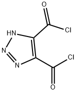 1H-1,2,3-Triazole-4,5-dicarbonyldichloride(9CI) 化学構造式