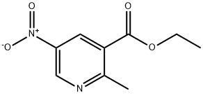 2-甲基-5-硝基烟酸乙酯, 51984-71-5, 结构式