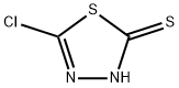 5-氯-1,3,4-噻二唑-2(3H)-硫酮 结构式