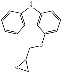 4-环氧丙烷氧基咔唑,51997-51-4,结构式