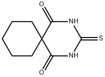 3-Thioxo-2,4-diazaspiro[5.5]undecane-1,5-dione Struktur