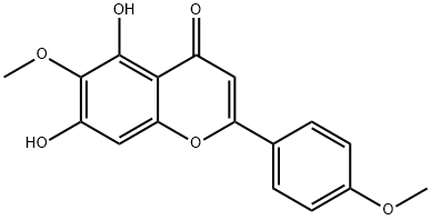 5,7-Dihydroxy-6-methoxy-2-(4-methoxyphenyl)-4-benzopyron