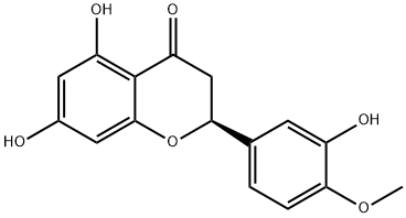 橙皮素 结构式