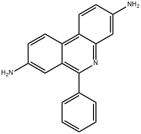 3,8-二氨基-6-苯基菲啶, 52009-64-0, 结构式