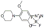 2,5-dimethoxy-4-(morpholin-4-yl)benzenediazonium tetrafluoroborate Struktur