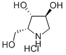 1,4-DIDEOXY-1,4-IMINO-D-XYLITOL HYDROCHLORIDE 结构式