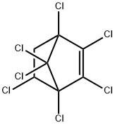 1,2,3,4,5,7,7-ヘプタクロロノルボルナン-2-エン 化学構造式