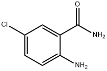 2-アミノ-5-クロロベンズアミド 化学構造式