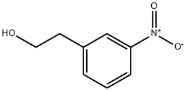 3-ニトロベンゼンエタノール 化学構造式