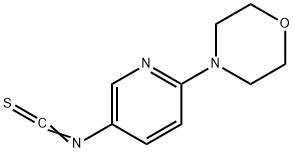 6-吗啉-3-吡啶异硫氰酸酯 结构式