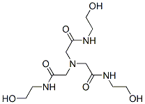 2,2',2''-nitrilotris[N-(2-hydroxyethyl)acetamide] Structure