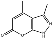 3,4-DIMETHYL-1,6-DIHYDROPYRANO[2,3-C]PYRAZOL-6-ONE Structure