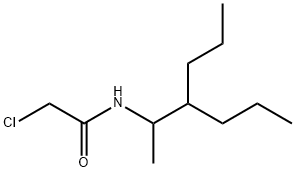 2-Chloro-N-(1-methyl-2-propylpentyl)acetamide 结构式