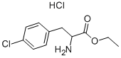 DL-4-CHLOROPHENYLALANINE ETHYL ESTER HYDROCHLORIDE Structure