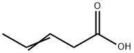 3-戊烯酸,5204-64-8,结构式