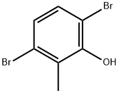 3,6-二溴-2-甲基苯酚, 52045-21-3, 结构式