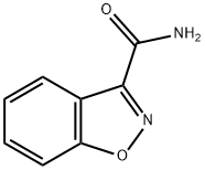 1,2-苯异恶唑-3-甲酰胺, 52046-80-7, 结构式