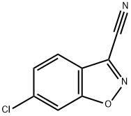 6-CHLOROBENZO[D]ISOXAZOLE-3-CARBONITRILE Structure