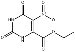 5-硝基-2,6-二氧-1,2,3,6-四氢嘧啶-4-羧酸乙酯, 52047-16-2, 结构式